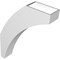 Ekena Millwork 5 1/2-in. W x 24-in. D x 32-in. H Thorton Architectural Grade PVC Knee Brace BRCP055X24X32THR - alternate 4